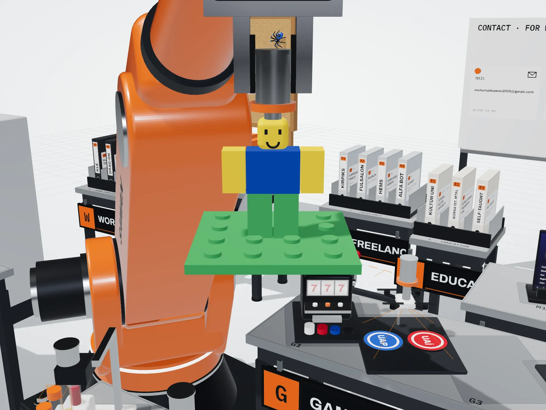 Scale model: Roblox studios