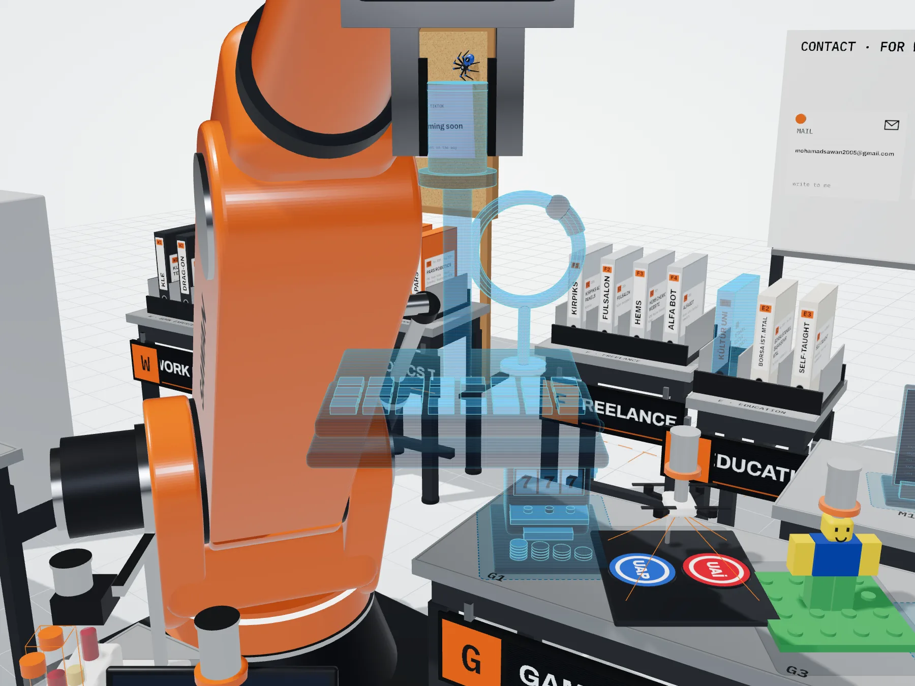 Scale model: QTE Trainer